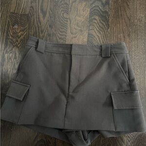 Zara Gray Cargo Skort